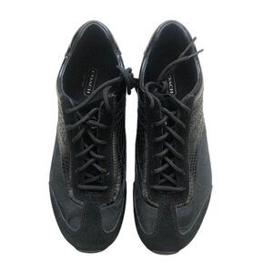 Coach Kodie Signature A1390 Black Tennis Shoes Sneakers Womens Size 6